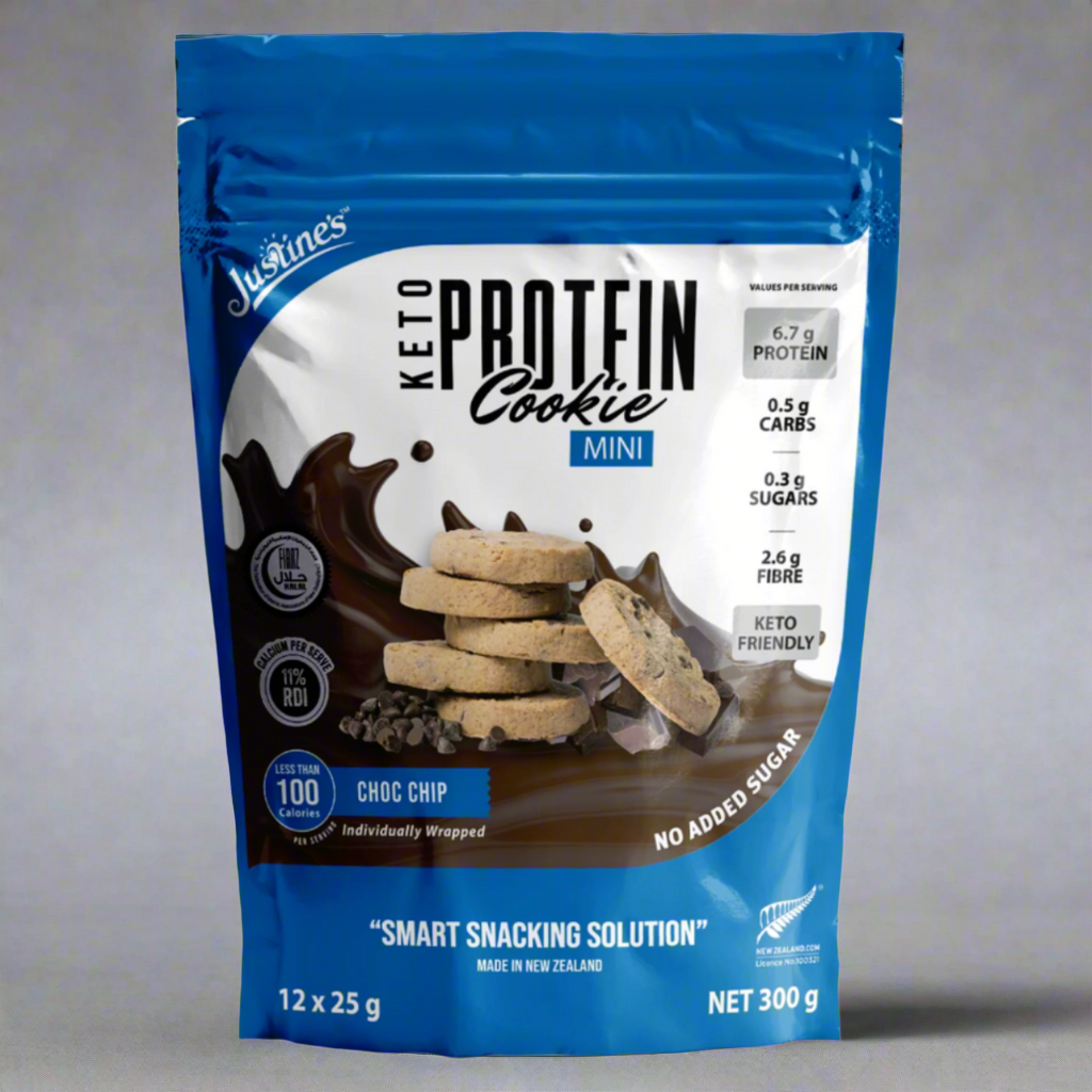 Justine's gluten-free mini cookies Choc Chip snack 25g