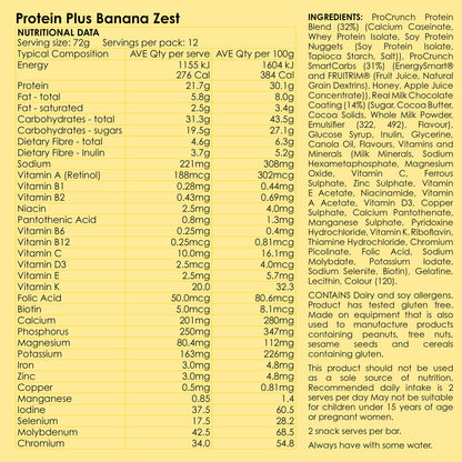Protein Plus - Banana Zest (Procrunch rebranded)