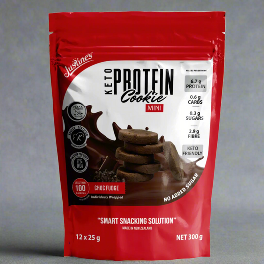 Justine's gluten-free mini cookies Choc Fudge snack 25g
