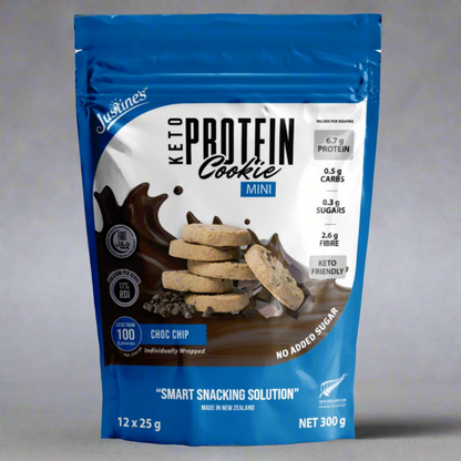 Justine's gluten-free mini cookies Choc Chip snack 25g